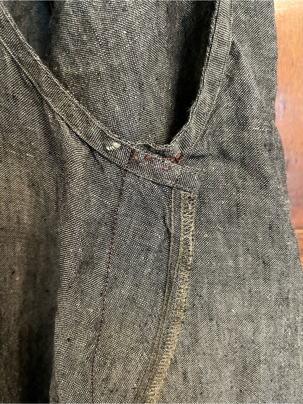 Eileen Fisher 3-Piece Irish Linen Gray Jacket, Tank, Skirt, 2X - Picture 15 of 16